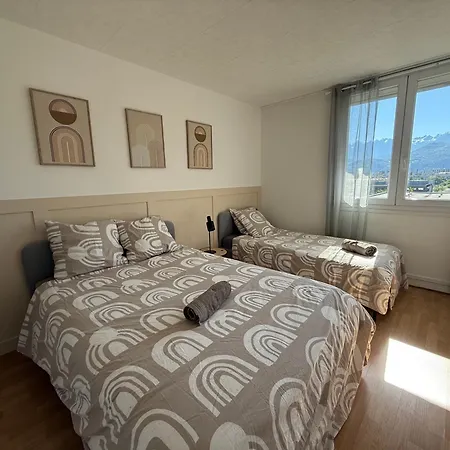 Le Duplex Panorama -vue Montagne -2 -parking Gratuit - Clim Mobile * גרנובל